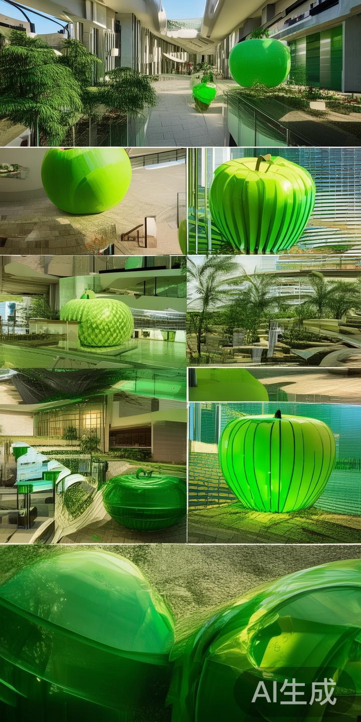 澳门金沙威尼斯度假村将“青苹果”作为其特色元素之一